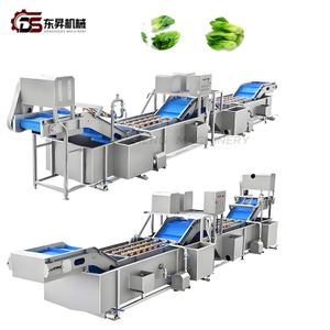 Water Saving High Efficiency Machine with Soft Sprayers for Medium Veg Plants Vegetable Nondestructive Cleaning Line