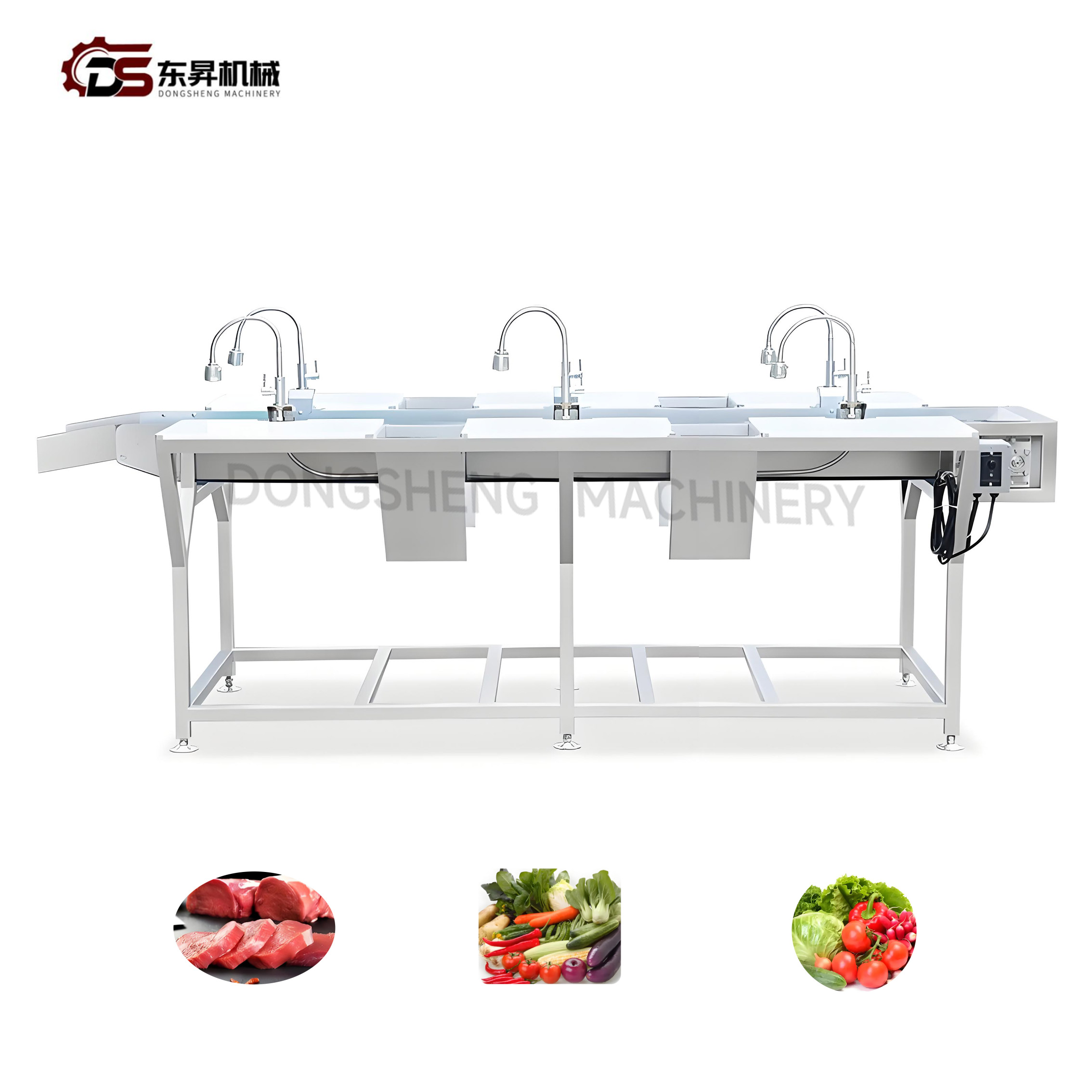 Factory Fruit Processing Single Layer Conveying Platform