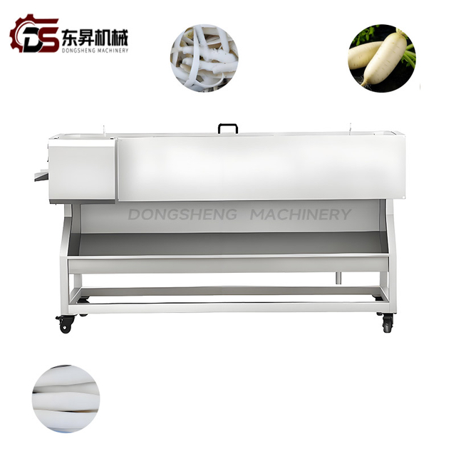 Commercial White Radish Peeler Machine for Vegetable Factories Durable to Fit White Radish Juice Production Lines