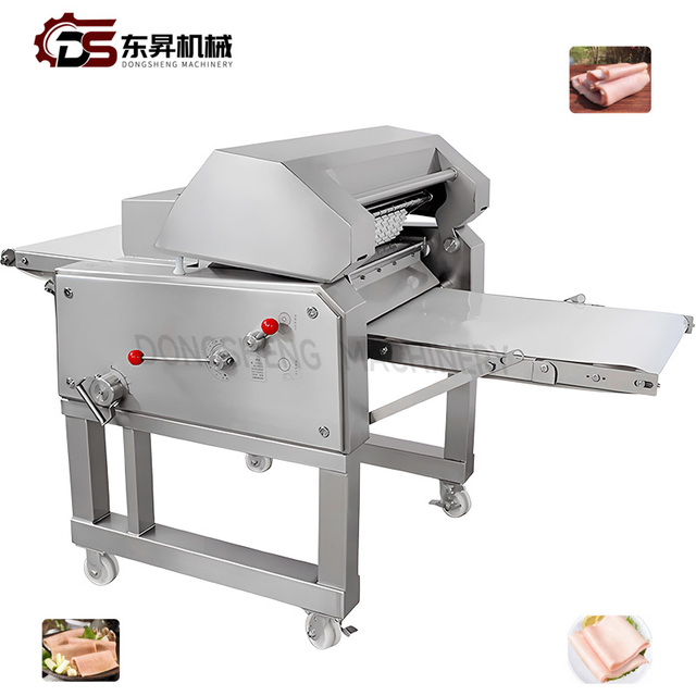 304 Stainless Steel Energy Saving High Safety Fully Automatic Pork Peeling Mechanical with Adjustable Blades Digital Panels for Large Pork Processing Factories FDA Certified Fully Automatic Pork Peeli