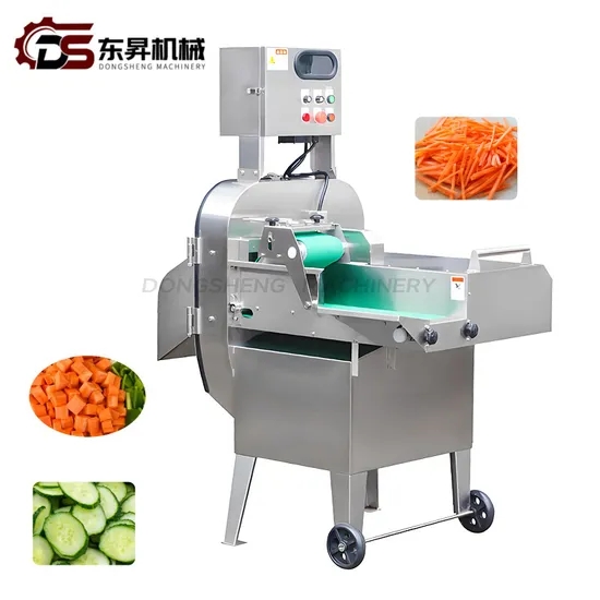 Vegetable Chopper Machine for Factories Adjusts Speed Based on Veggie Fruit Hardness Automatically