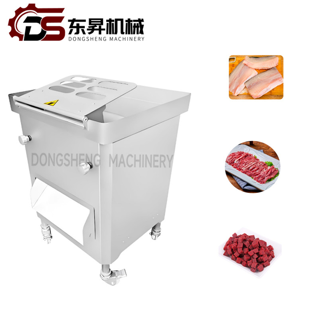 Commercial Model 320 Fresh Meat Slicer Food Cutter SUS304 Integrating The Processes of Freezing Meat Slicing Chopping Division