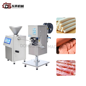 Low Power Mechanical with Filling Tubes for Small Pork Sausage Plants Pneumatic Sausage Filling Buckling Machine
