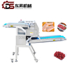 Conveyor-Type Fresh Meat Slicer with Stainless Stee 304 Blade for Factory Cutting Beef Lamb Pork Meats Even Thickness Convenient to Use Safe