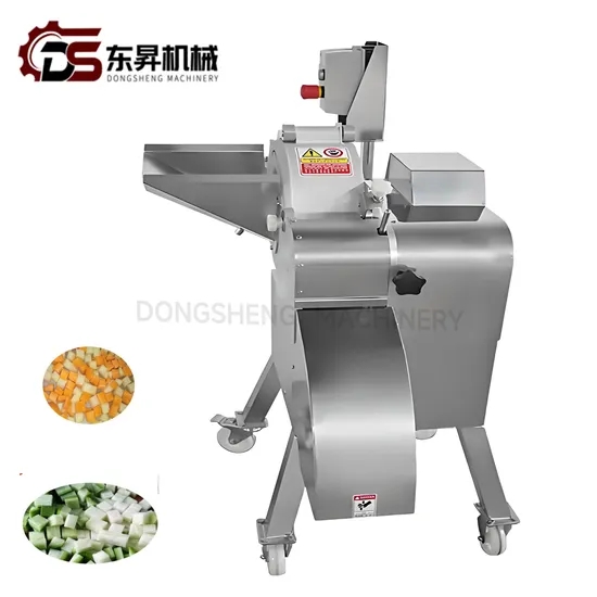 Energy Saving Dicing Machine for Factories Reduces Power Use While Cutting Veggies Efficiently