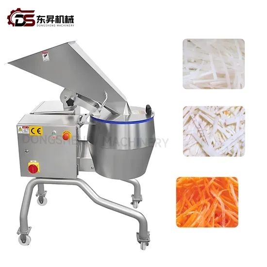 Vegetable Shredder for Factories Shreds Veggies and Fruits Into Uniform Strips with Adjustable Width 1 8mm for Salad Pickle Production