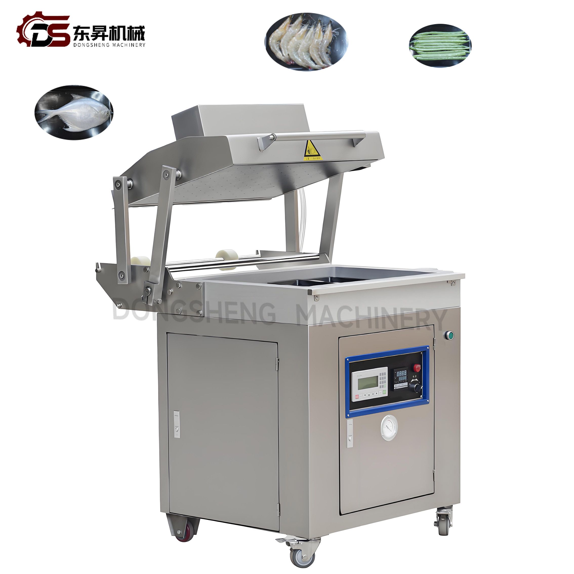 Multi Purpose Skin Packaging Machinery with Timers for Commercial Vegetable Factories Skin Packaging Machine