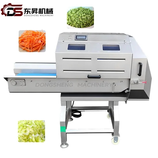 Large Scale Smart Vegetable Cutter Machine with Cleanable Parts Saves Factory Maintenance
