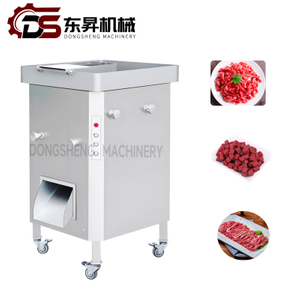 Fresh Meat Slicer for Medium Factories Easy-Installation Design Cutting Fresh Chicken and Goat Pork Beef Meat Automatic Food Factory High Speed of Slitter