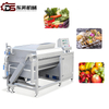 Hot Sale UL Certificated Multifunctional Vegetables Fruits Washer Machine for Washing Cleaning Banana Kiwi Ginger Pepper Spinach with Automatic Upturn Discharge