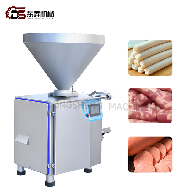 Food Grade Paddle Type Mechanical Machine with Smooth Filling for Small Beef Sausage Workshops Paddle Type Vacuum Sausage Stuffer