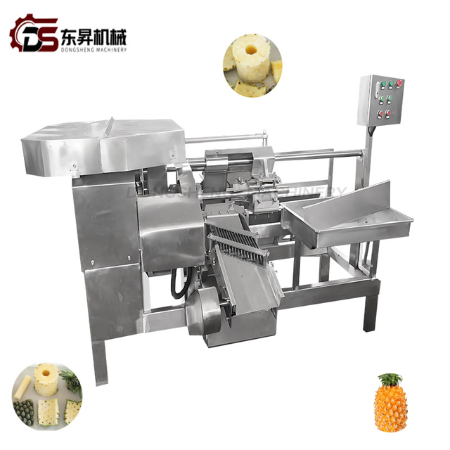 Pineapple Peeling And Core Removal Machine for Fruit Factories Durable Efficient for Pineapple Jam Production