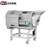 PLC Touch Screen Controlled Double Head Multifunctional Vegetable Cutter Slicer Machine for Cabbage Cilantro Celery Beets Garlic Ginger Cutting Slicing Process