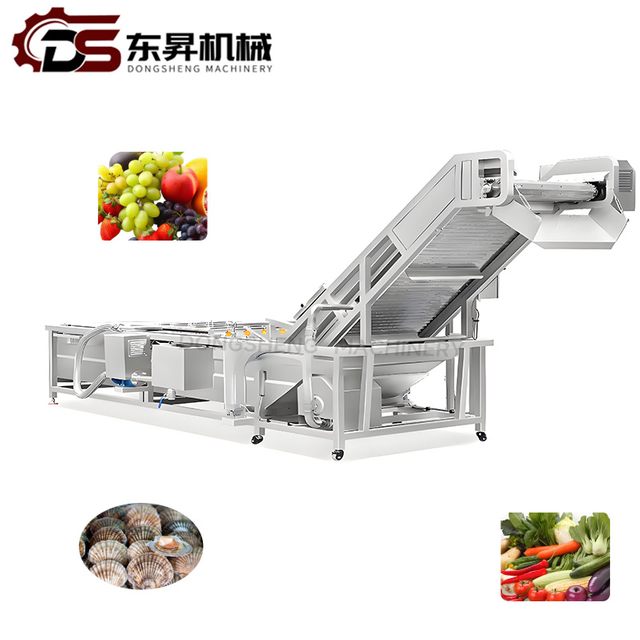 Industrial Vegetable Washer with Stainless Steel Bubble Technology