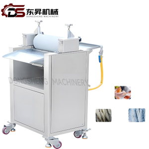 304 Stainless Steel High Safety Fish Peeling Mechanical with Adjustable Blades Sensors for Large Fish Processing Factories FDA Certified Fish Peeling Machine