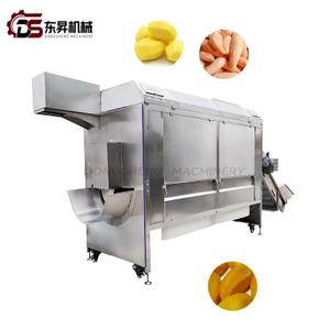 High Capacity Large Potato and Sweetpotato Peeler Machine for Vegetable Factories Stainless Steel for Snack Production