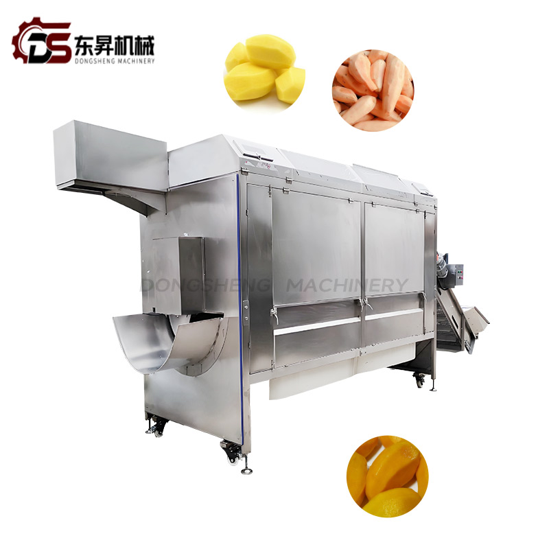 High Capacity Large Potato and Sweetpotato Peeler Machine for Vegetable Factories Stainless Steel for Snack Production