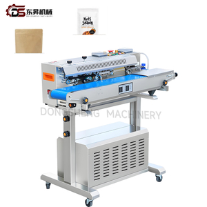 Heavy Duty Sealing Machinery with Strong Motors for Large Vegetable Factories Continuous Automatic Sealing Machine