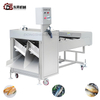 Food Grade Bias Cutting Mechanical Machine with Smooth Blades for Small Seafood Plants Bias Cutting Fishhead Machine