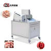 CE Commercial Large Scale PLC Digital Control Touch Screen Automatic CNC Meat Chopping Dicing Machine Cube Cutter Fish Lamb Beef Pork Chopper with Uniform Sizes