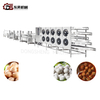 304 Stainless Steel Large Scale Meatball Mechanical Line with Mixers for Beef Slaughterhouses Large Scale Meatball Processing Line