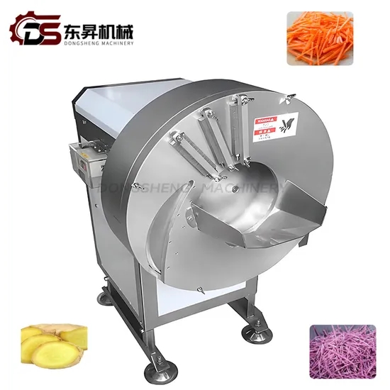 Vegetable Shredder with Sharp Steel Blades Cuts Fresh Produce Precisely in Factories