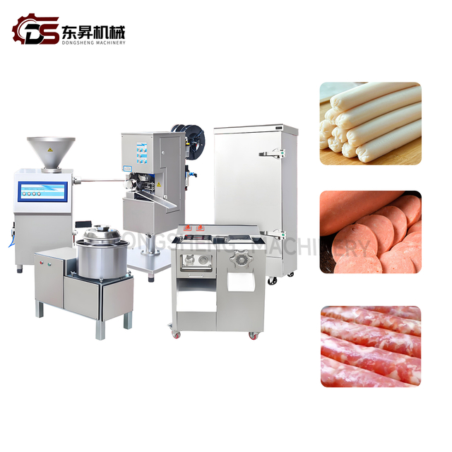 304 Stainless Steel Industrial Mechanical Line with Filling Tubes for Pork Ham Factories Ham Sausage Processing Line