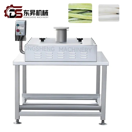 Commercial Fruit and Vegetable Splitting Machine for Eggplant Zucchini Cucumber Taro Potato Carrot White Radish to Cut Into Multiple Slices SUS304