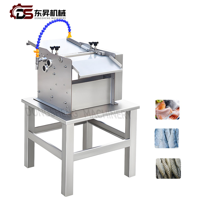 Energy Saving Durable Fish Peeling Mechanical with Conveyors Timers for Seafood Processing Plants Fast Peeling Fish Peeling Machine