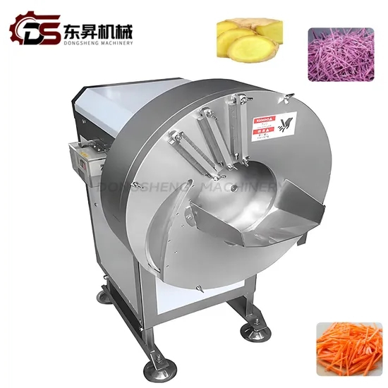 Vegetable Shredder with Sharp Steel Blades Cuts Fresh Produce Precisely in Factories