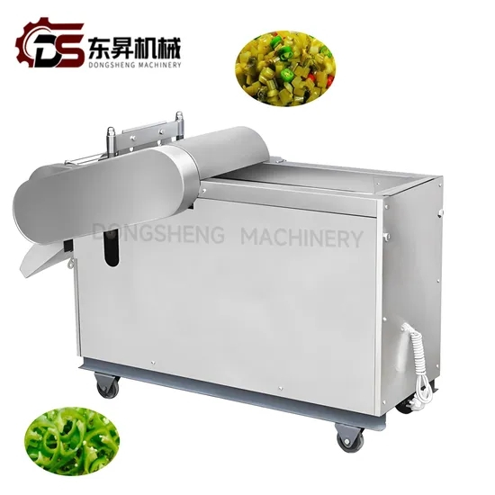 Chopping Knife Vegetable Cutting Machine for Veg Processing Factories Adjustable Cutting Sizes for Different Vegetable Types