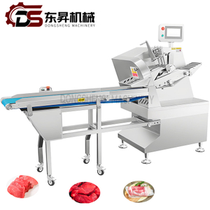 Horizontal Splitting Machine User-Friendly for Factory Staff Cutting Raw Beef Lamb Pork Easily Electri Slicer Adjustable Slicing Thickness Stainless Steel304