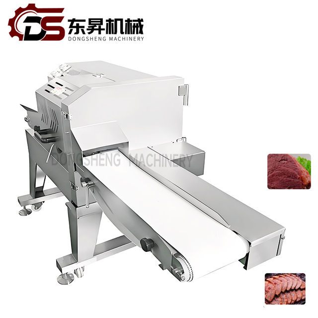 High-Efficiency Meat Cutter for Slicing Cooked Meat Reliable Performance for Factory Long-Term Use Cutting Cooked Beef Lamb Meats