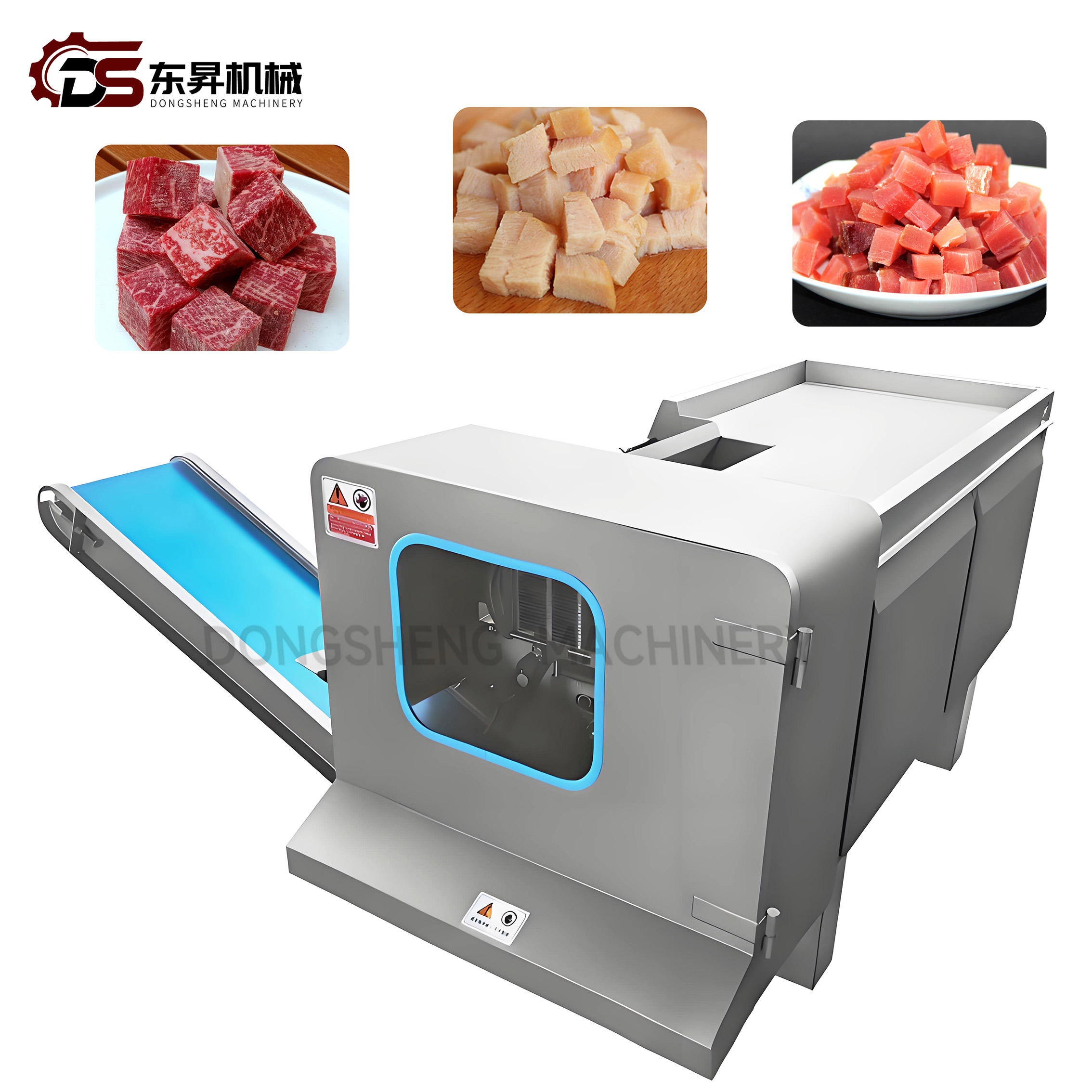 Multifunctional Meat Cutter for Factory Meat Processing Operations