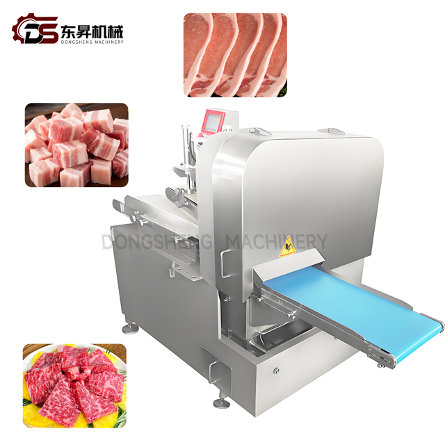 Efficient Stainless Steel Meat Dicing Machine with Auto Feed