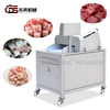 CE Commercial Large Scale PLC Digital Control Touch Screen Automatic CNC Meat Chopping Dicing Machine Cube Cutter Fish Lamb Beef Pork Chopper with Uniform Sizes