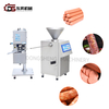 Low Power Mechanical with Filling Tubes for Small Pork Sausage Plants Pneumatic Sausage Filling Buckling Machine