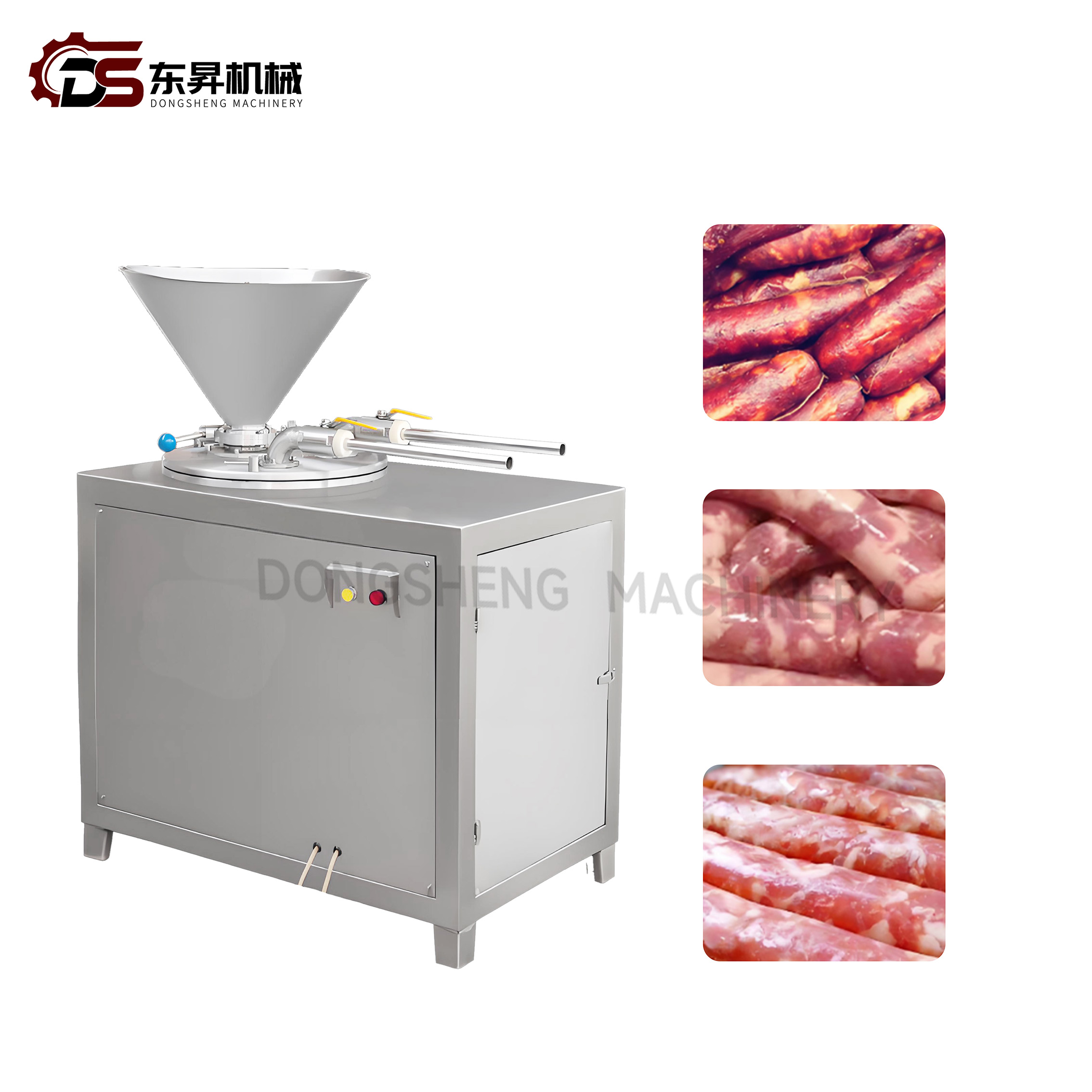 Corrosion Resistant Sausage Machinery with Food Grade Parts for Slaughterhouses Hydraulic Sausage Stuffer