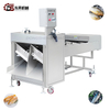 Food Grade Bias Cutting Mechanical Machine with Smooth Blades for Small Seafood Plants Bias Cutting Fishhead Machine