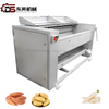 Food Grade Stainless Steel 316 304 Continous Vegetable Fruit Brush Washer Cleaning Machine for Spray Washing Shellfish Ginger Carrots Tubers Sweet Potatoes