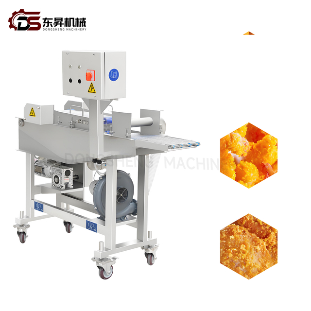 304 Stainless Steel Breading Mechanical Line with Coating Drums for Beef Factories Breading and Breadcrumb Coating Line