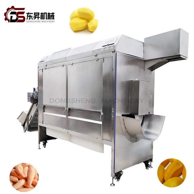 High Capacity Large Potato and Sweetpotato Peeler Machine for Vegetable Factories Stainless Steel for Snack Production