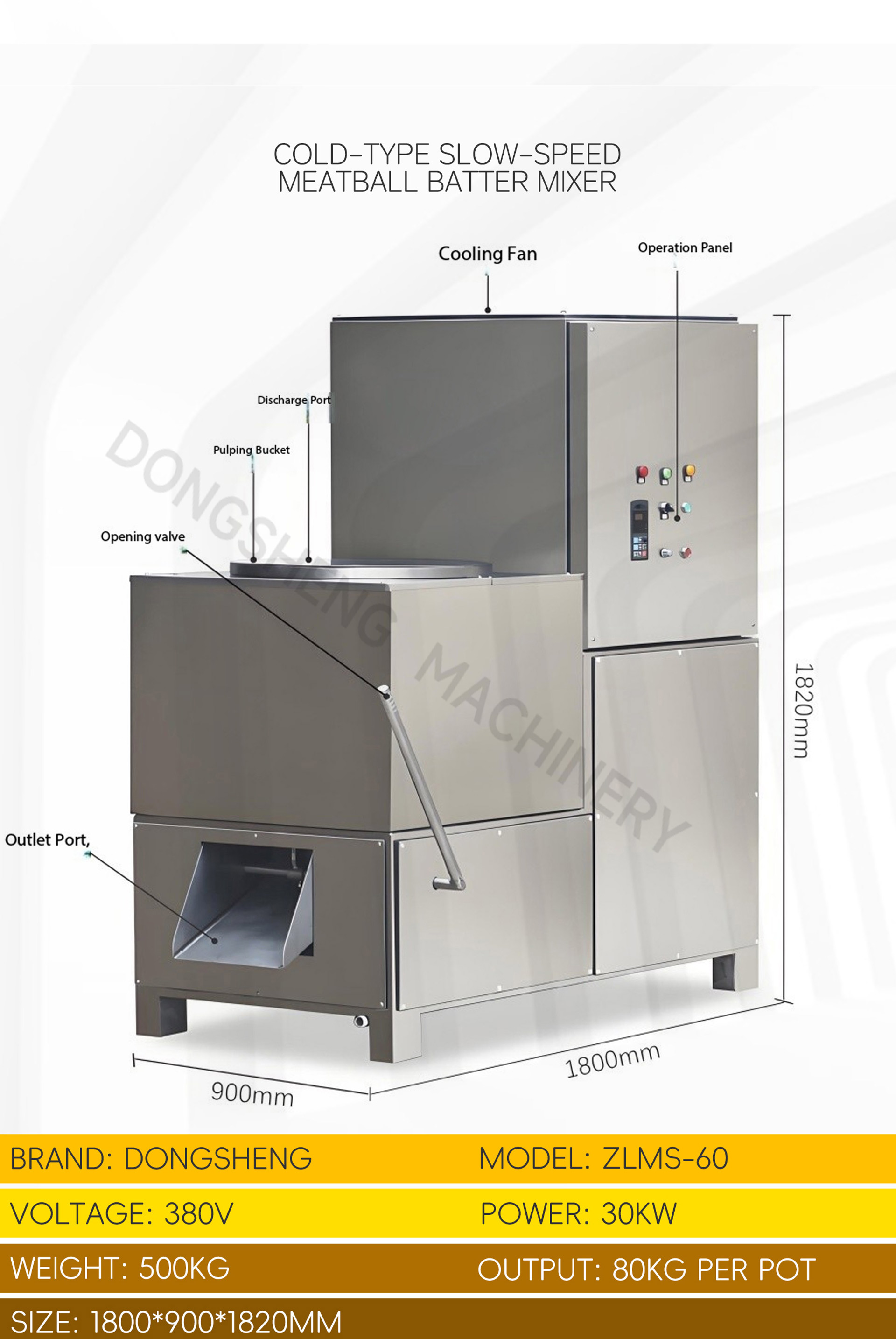 4小型肉丸加工流水线英文_05