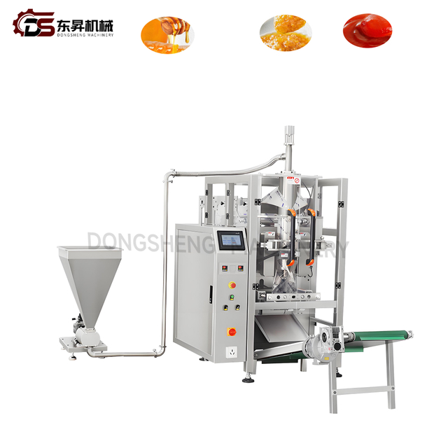 Safety Certified Sauce Packaging Line with Stops for Peanut Sauce Workshops Sauce Packaging Machine