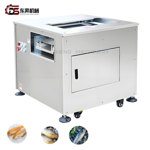 Stainless Steel Durable Dual Chamber Machinery with Quick Slicing for Fish Processing Plants Dual Chamber Diagonal Slicer