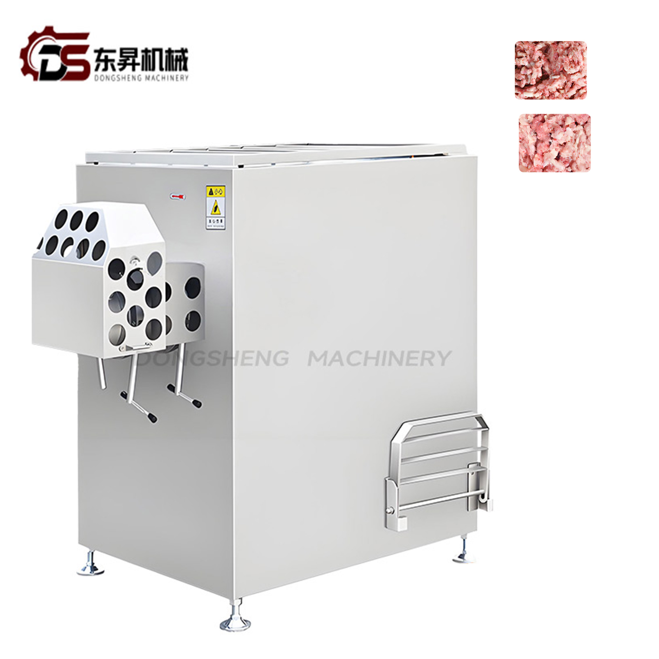 Safe Frozen Meat Grinder for Slaughterhouses Fresh Meat Factories Durable for Beef Lamb Pork Processing Frozen Meat Grinder